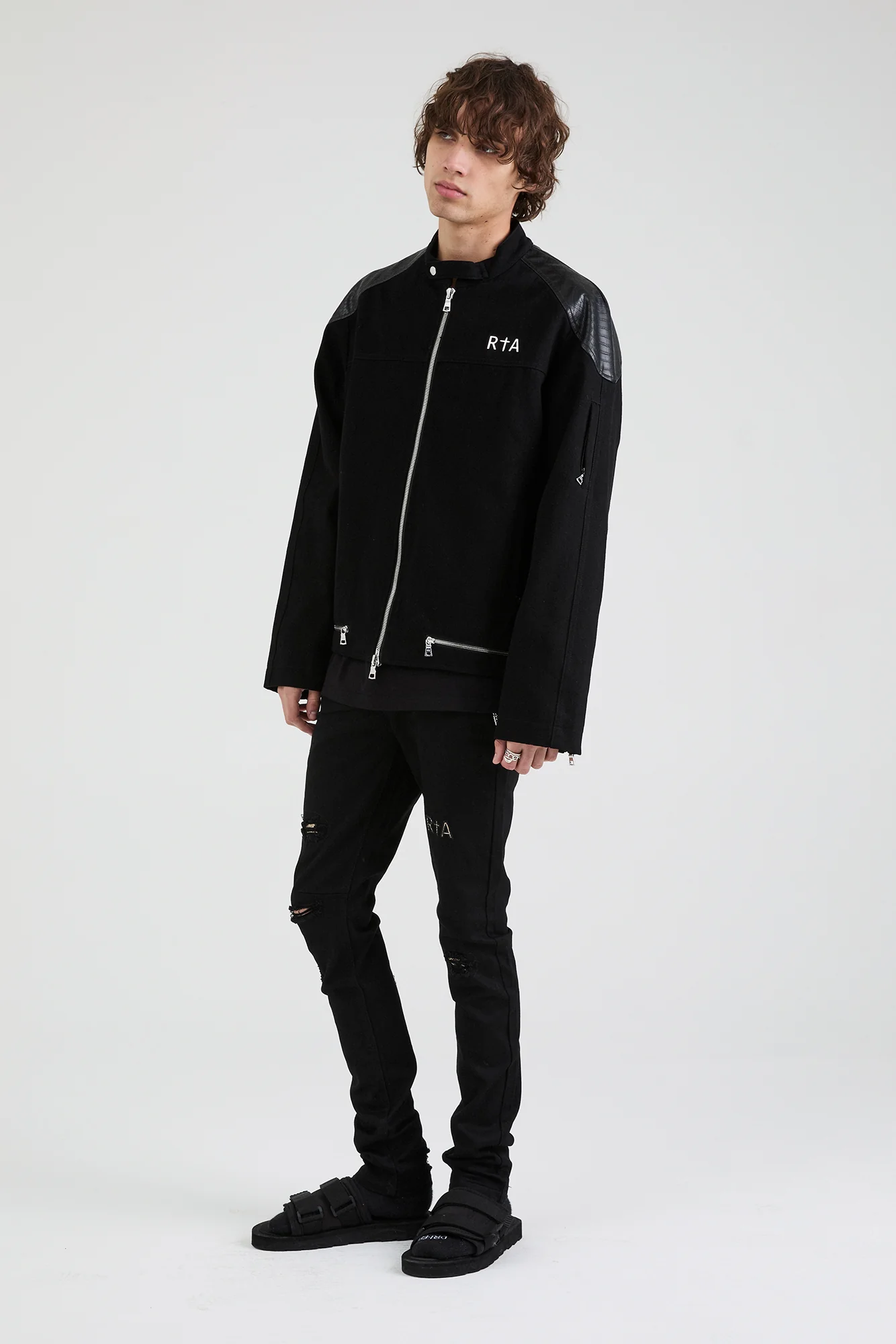 BAXTER DENIM JACKET | BLACK SNAKE