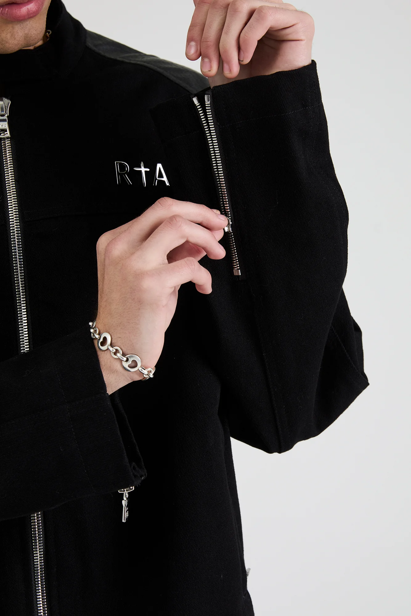 BAXTER DENIM JACKET | BLACK SNAKE