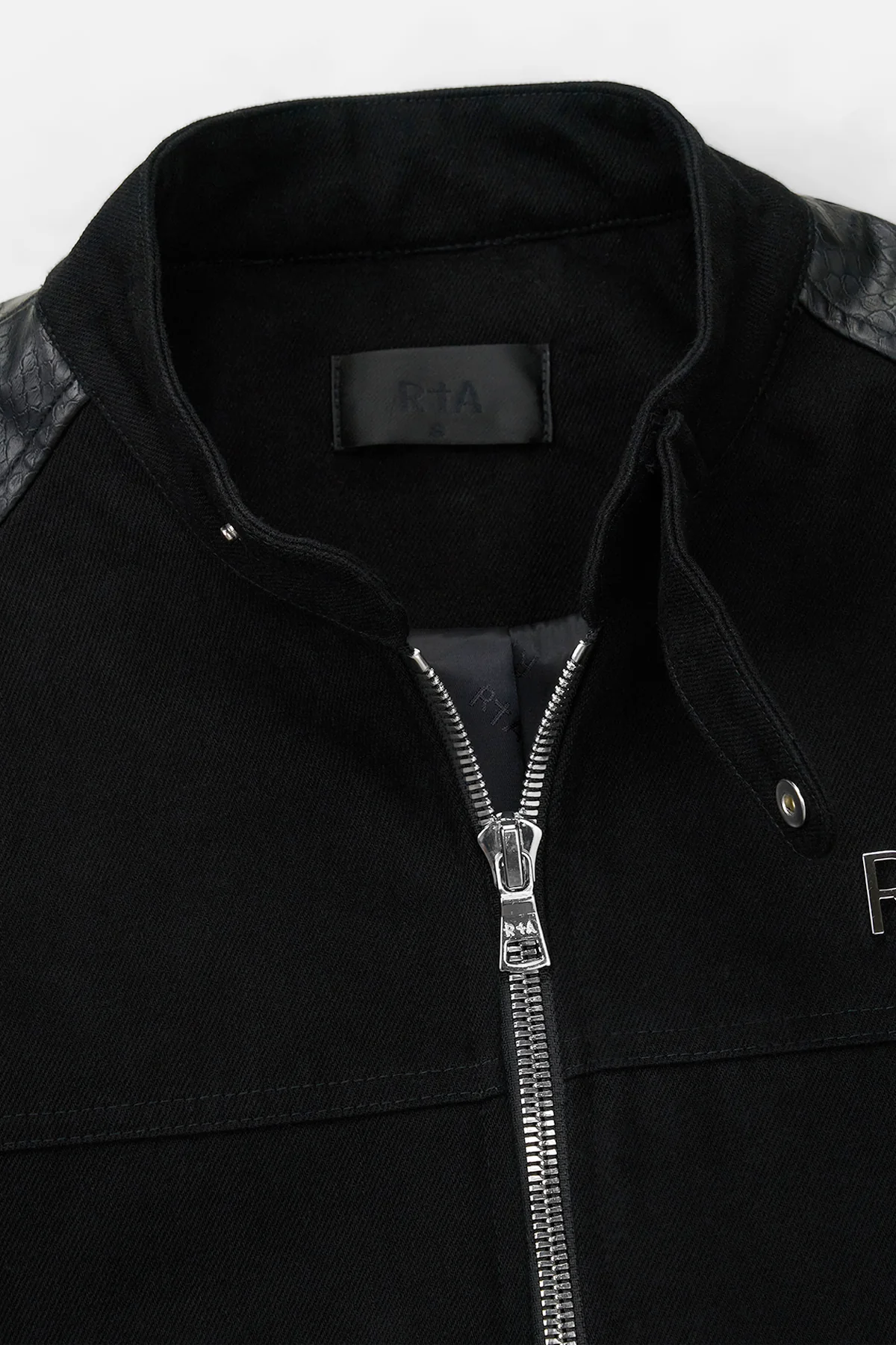 BAXTER DENIM JACKET | BLACK SNAKE