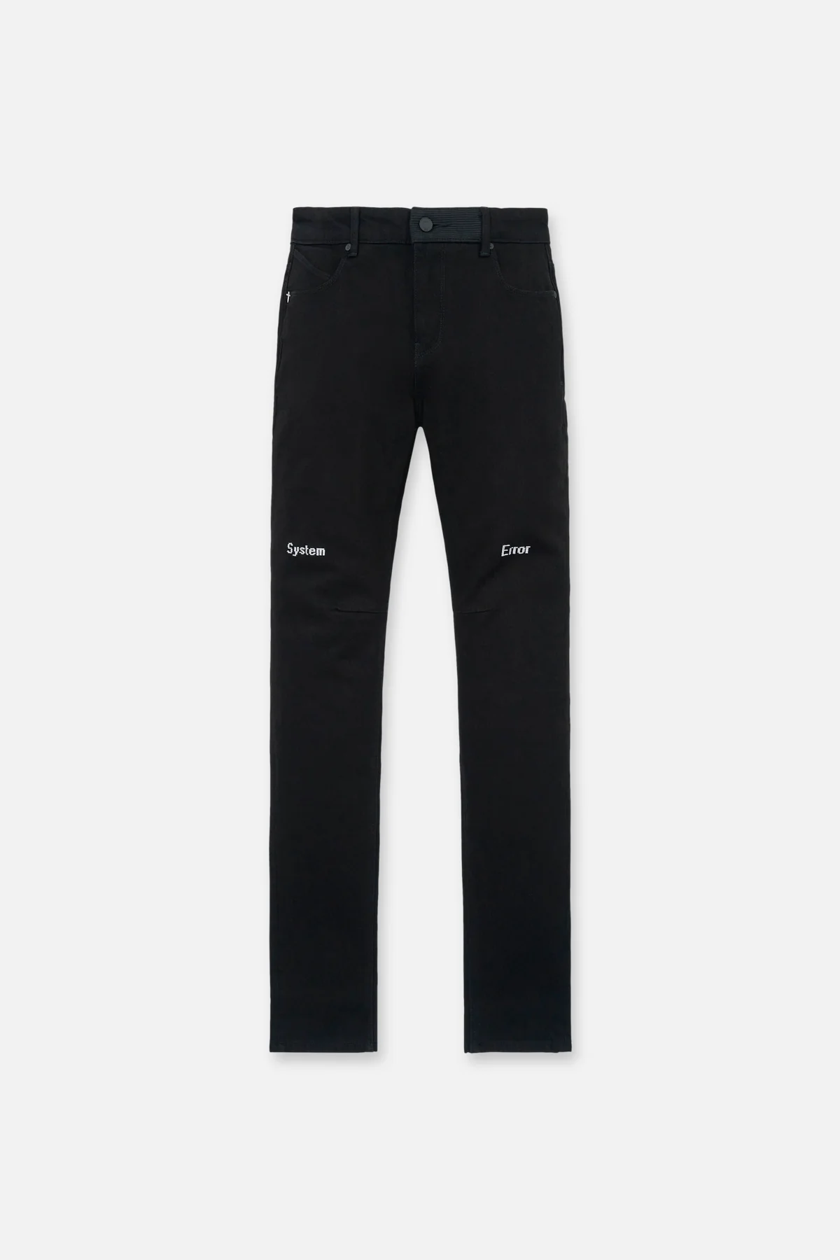 BRYANT SKINNY JEAN | BLACK HOLOGRAM DIGITAL CROSS
