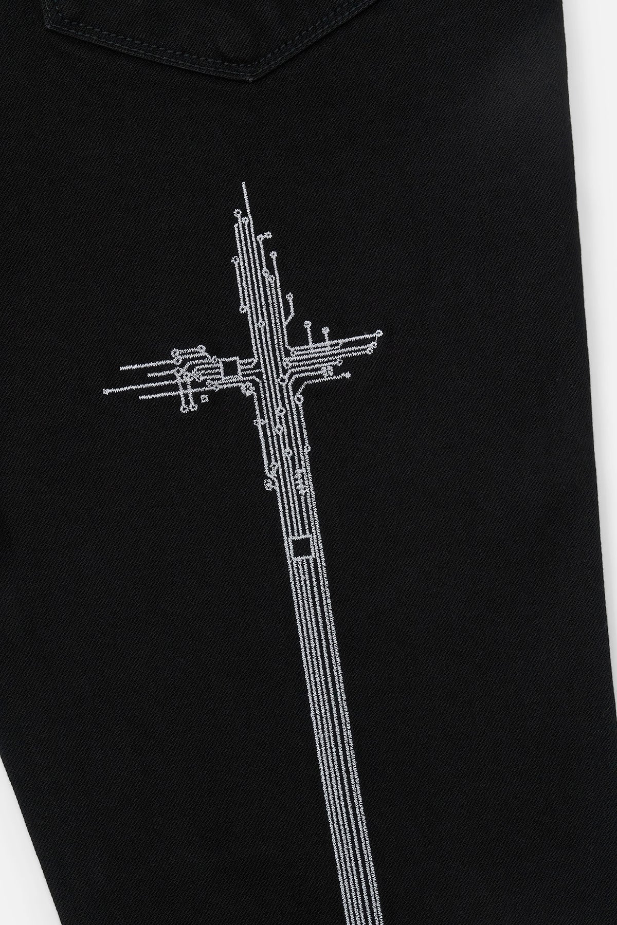 BRYANT SKINNY JEAN | BLACK HOLOGRAM DIGITAL CROSS 5 BRYANT SKINNY JEAN | BLACK HOLOGRAM DIGITAL CROSS