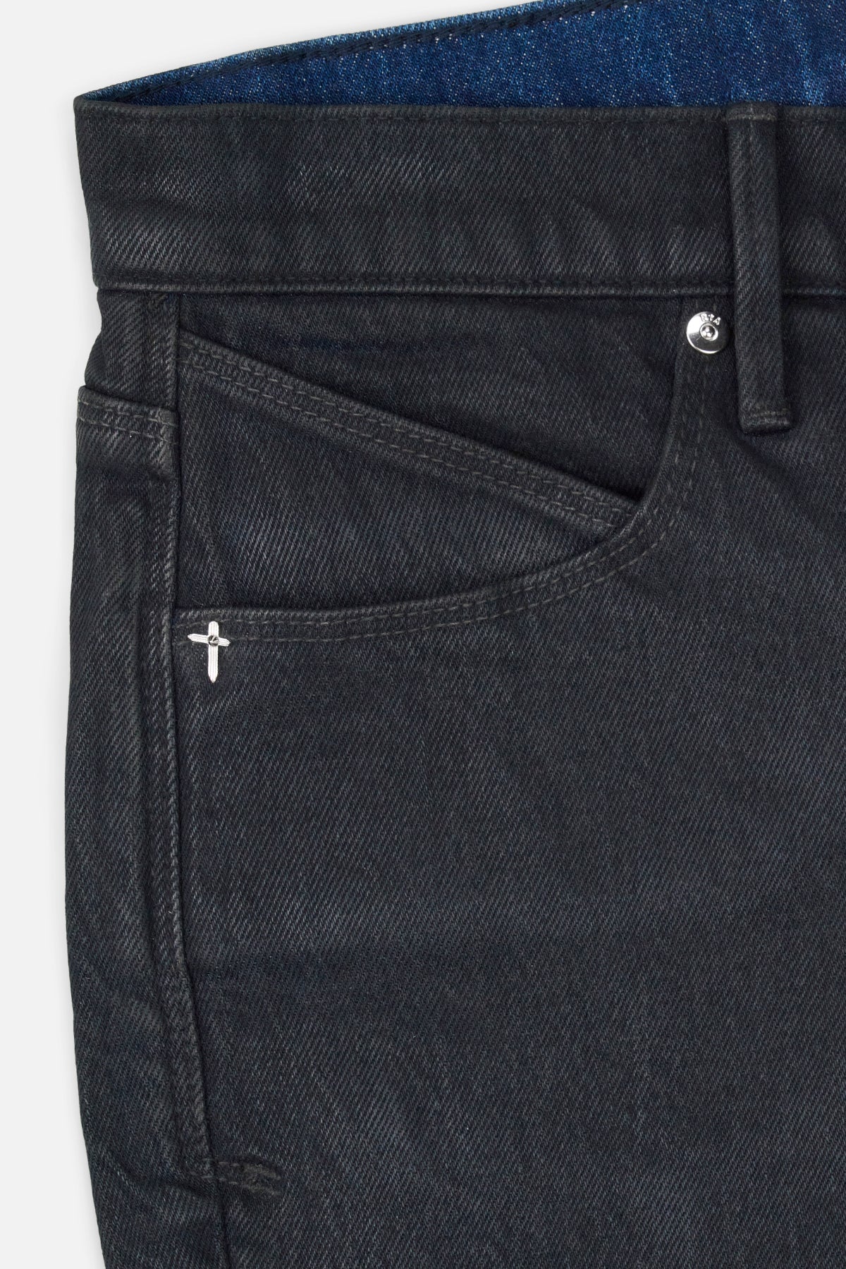 CLAYTON SKINNY JEAN | DARK BLUE WAXED