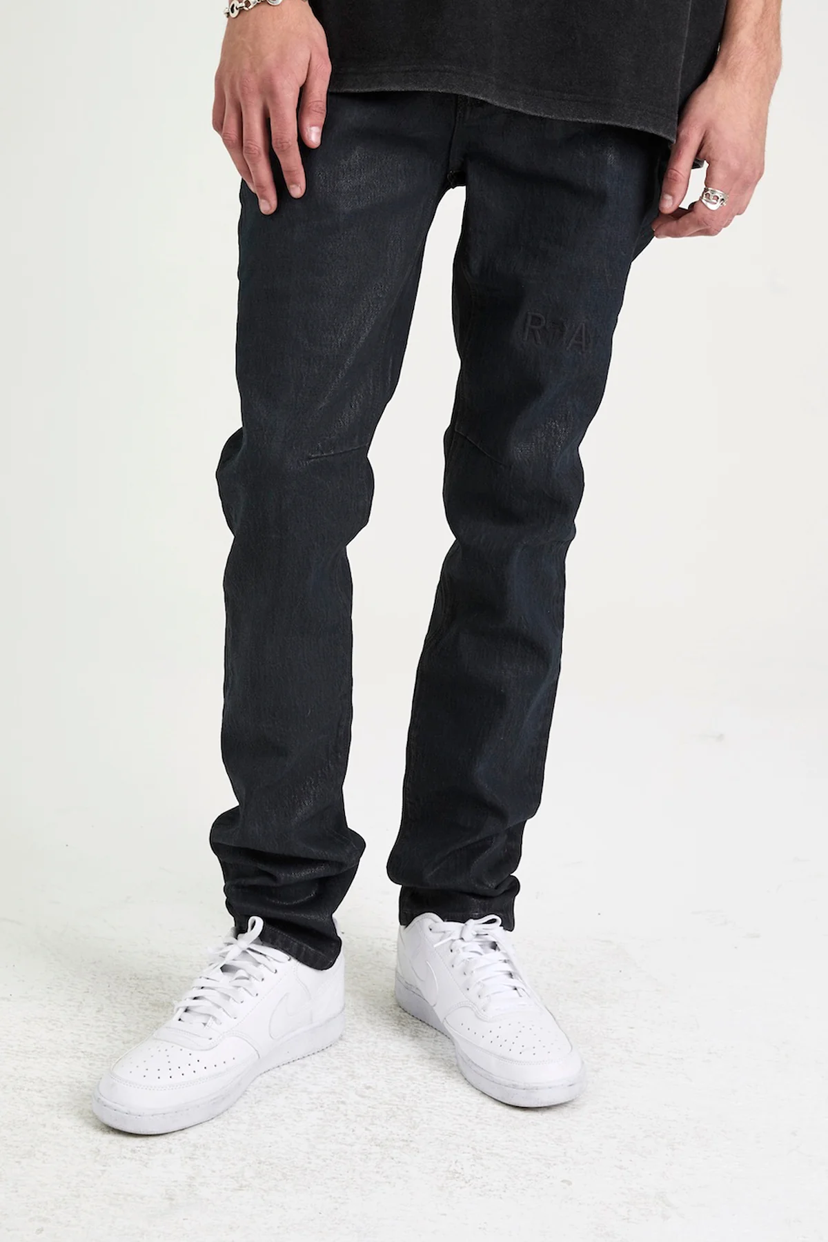 CLAYTON SKINNY JEAN | DARK BLUE WAXED