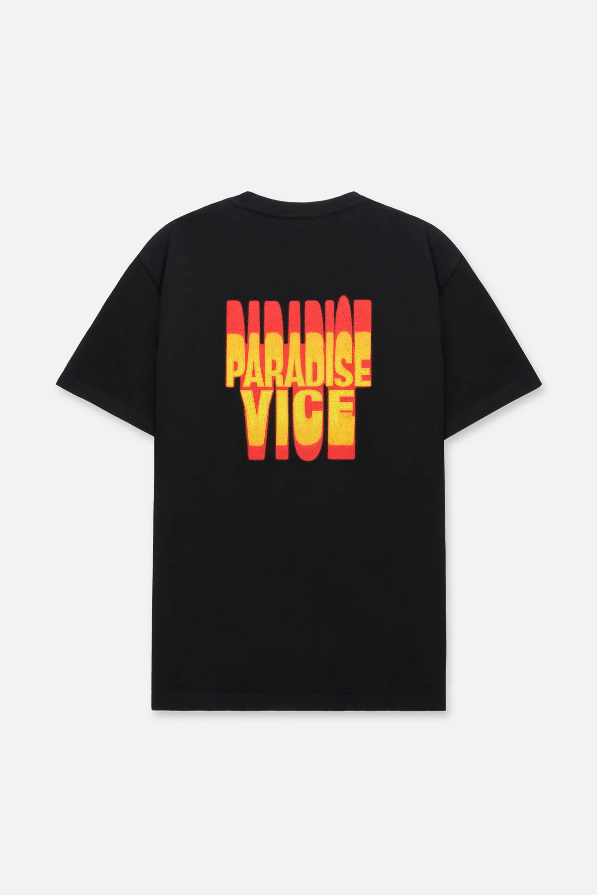 COLIN OVERSIZED SHORT SLEEVE TEE | BLACK PARADISE FLAME