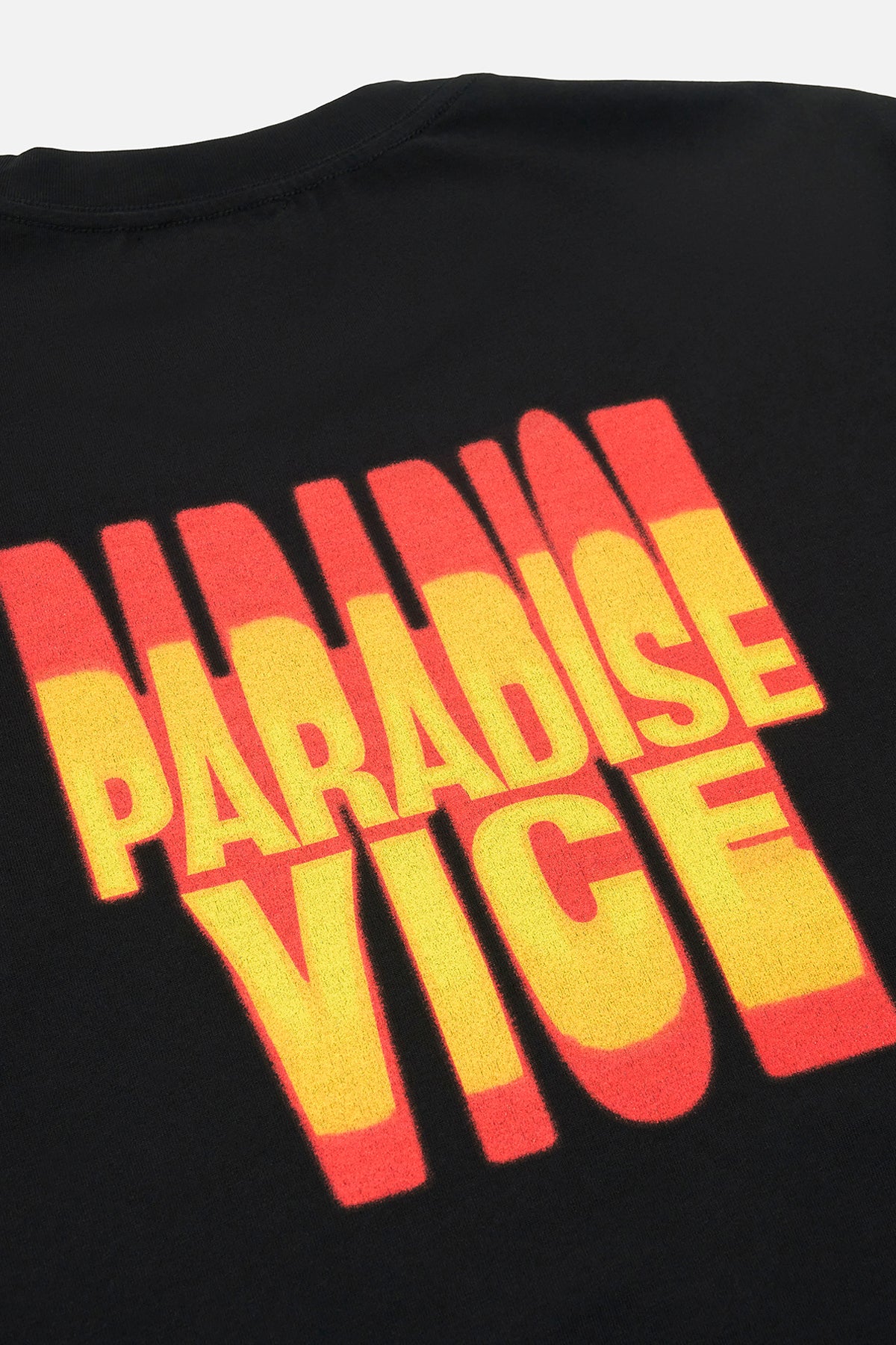 COLIN OVERSIZED SHORT SLEEVE TEE | BLACK PARADISE FLAME
