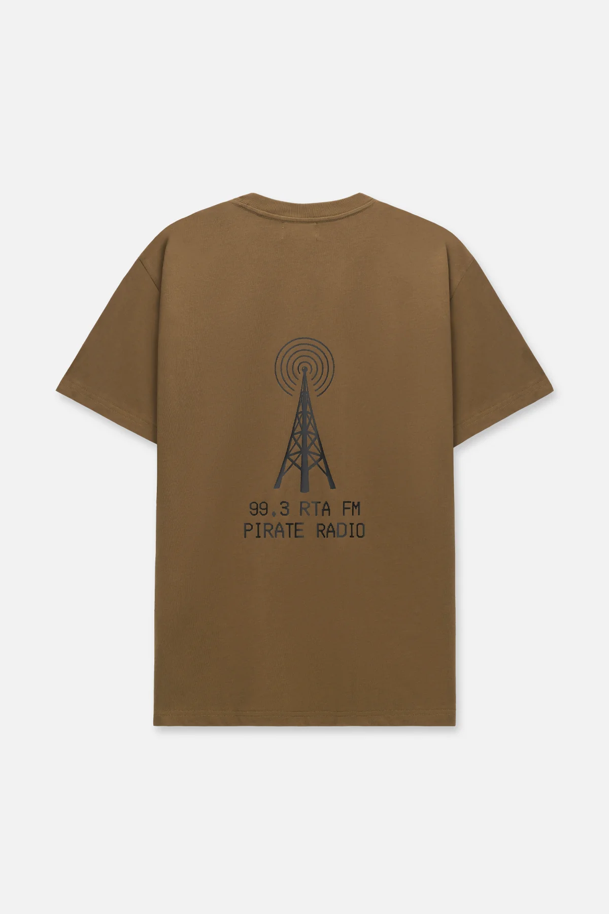 COLIN OVERSIZED SHORT SLEEVE TEE | TEAK PIRATE RADIO