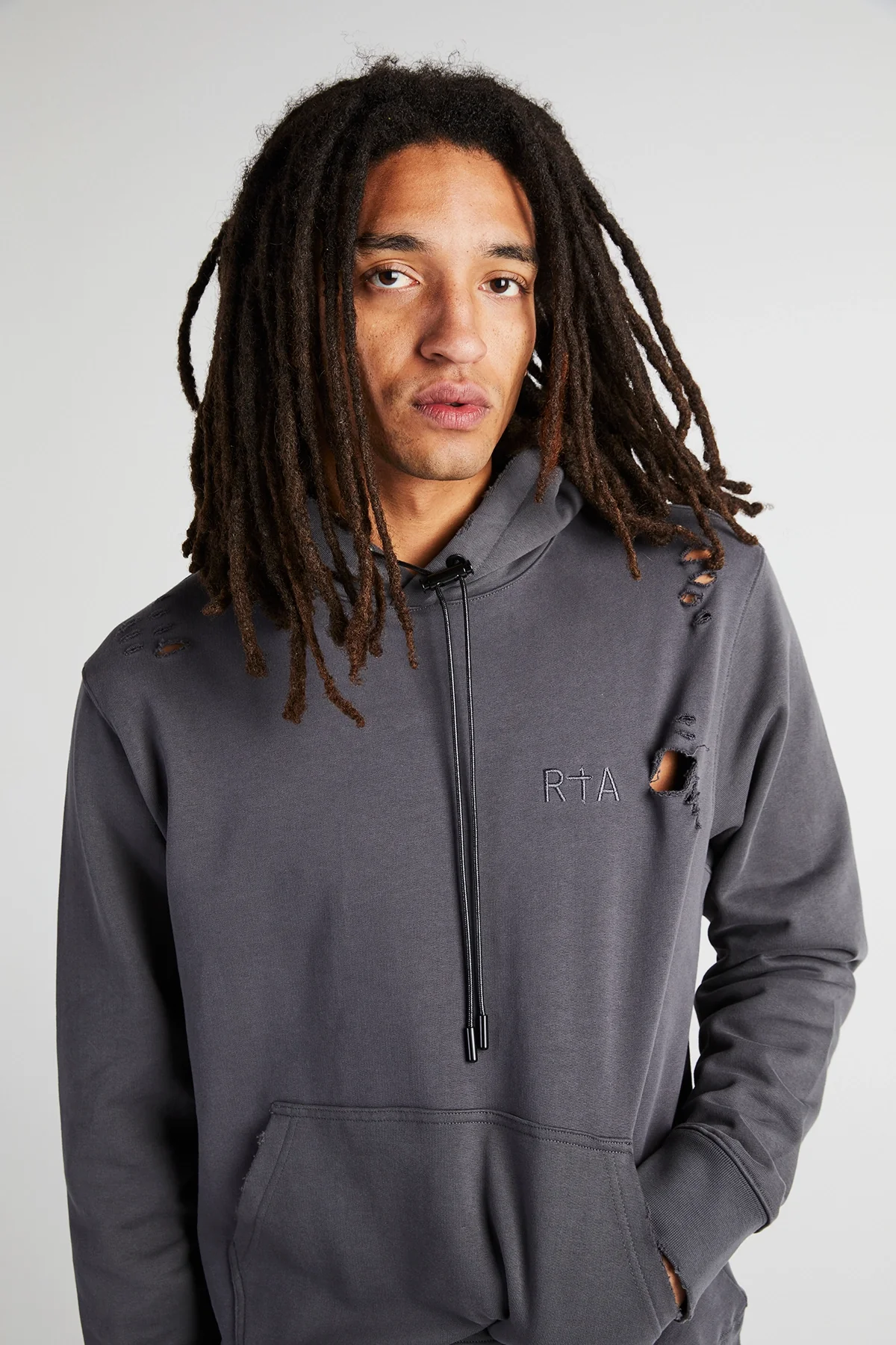 DION HOODIE | DISTRESSED GREY 6 DION HOODIE | DISTRESSED GREY