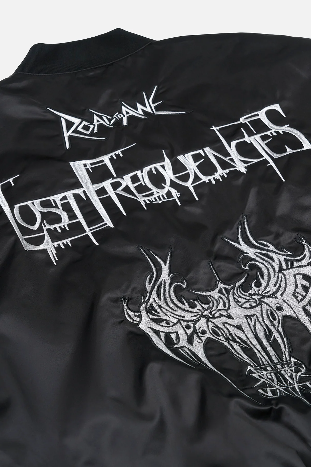 HARVARD JACKET | SHINY BLACK LOST FREQUENCIES