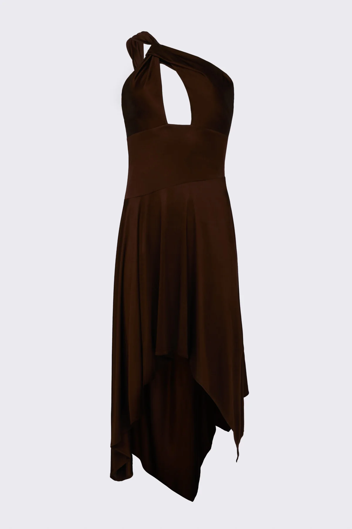 LOGO RING ONE SHOULDER DRESS 3 LOGO RING ONE SHOULDER DRESS