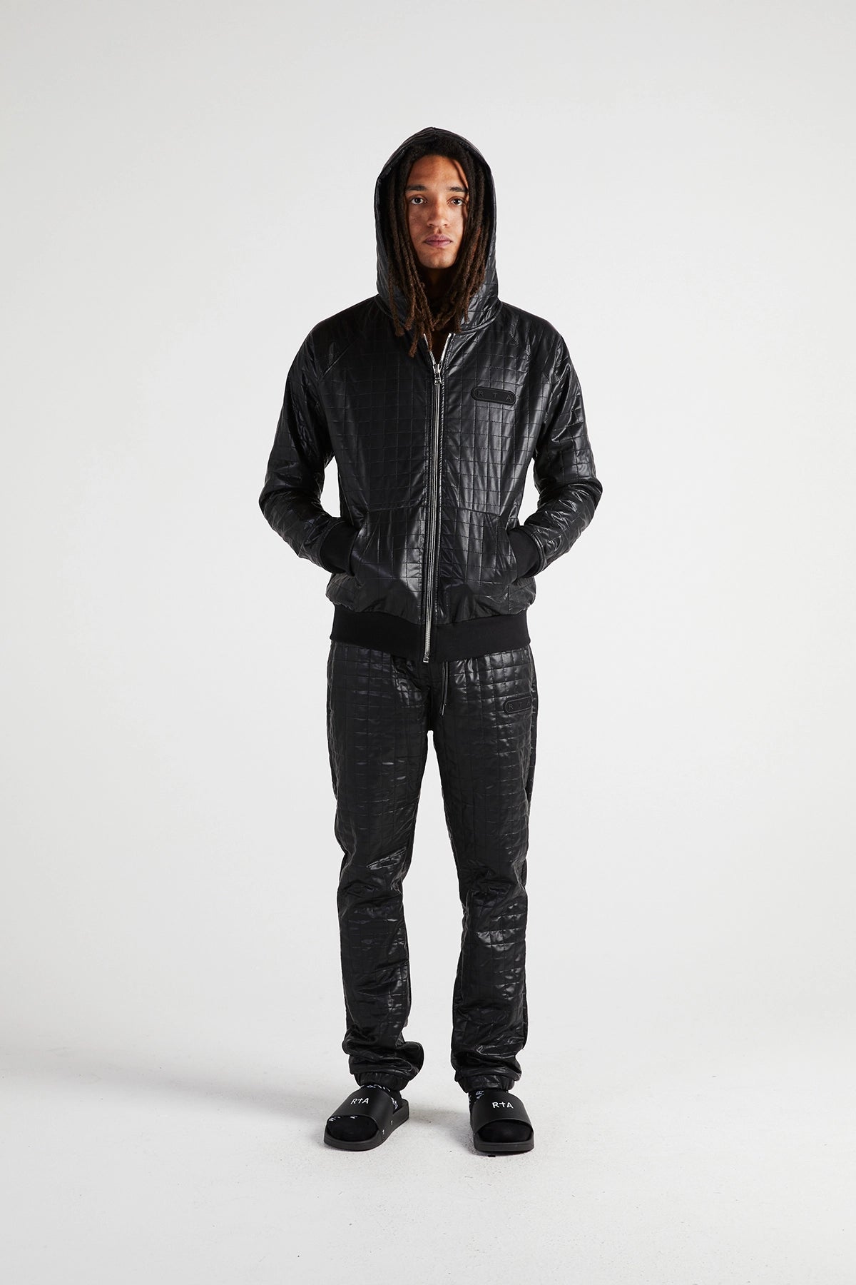 OWEN SWEATPANT | BLACK QUILTED