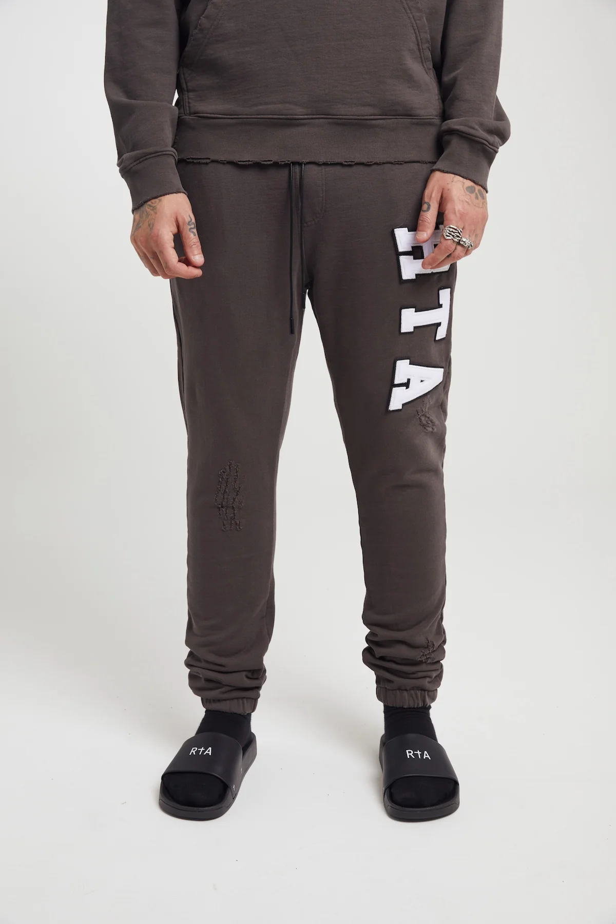 OWEN SWEATPANT | CHARCOAL COLLEGIATE