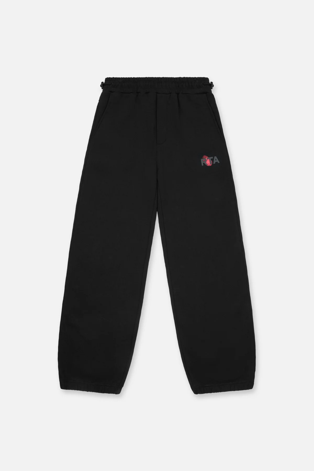 RAFA OVERSIZED SWEATPANT | BLACK FINGERPRINT LOGO