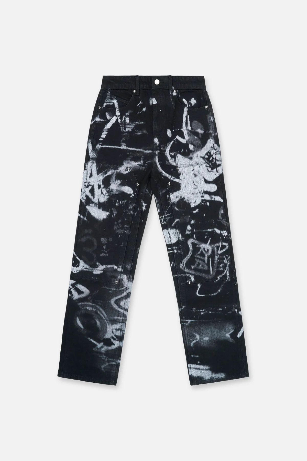 RICARDO SLIM FIT CAREPENTER JEAN | GRAFFITI GRAPHITE