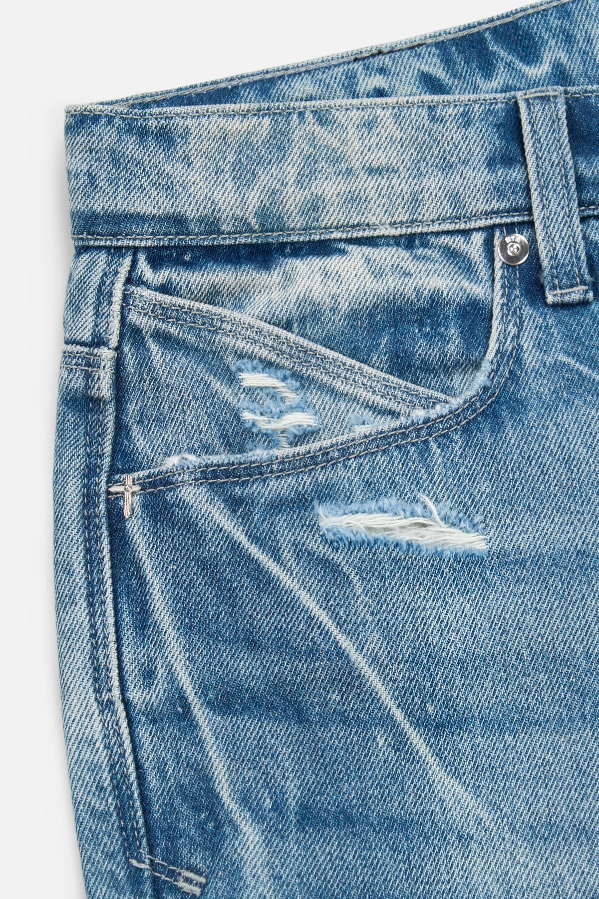 RICARDO SLIM FIT JEAN | BLUE STEEL 3D CROSS