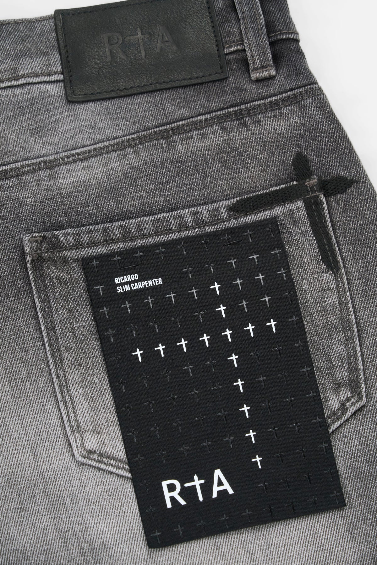 RICARDO SLIM FIT JEAN | GREY STORM