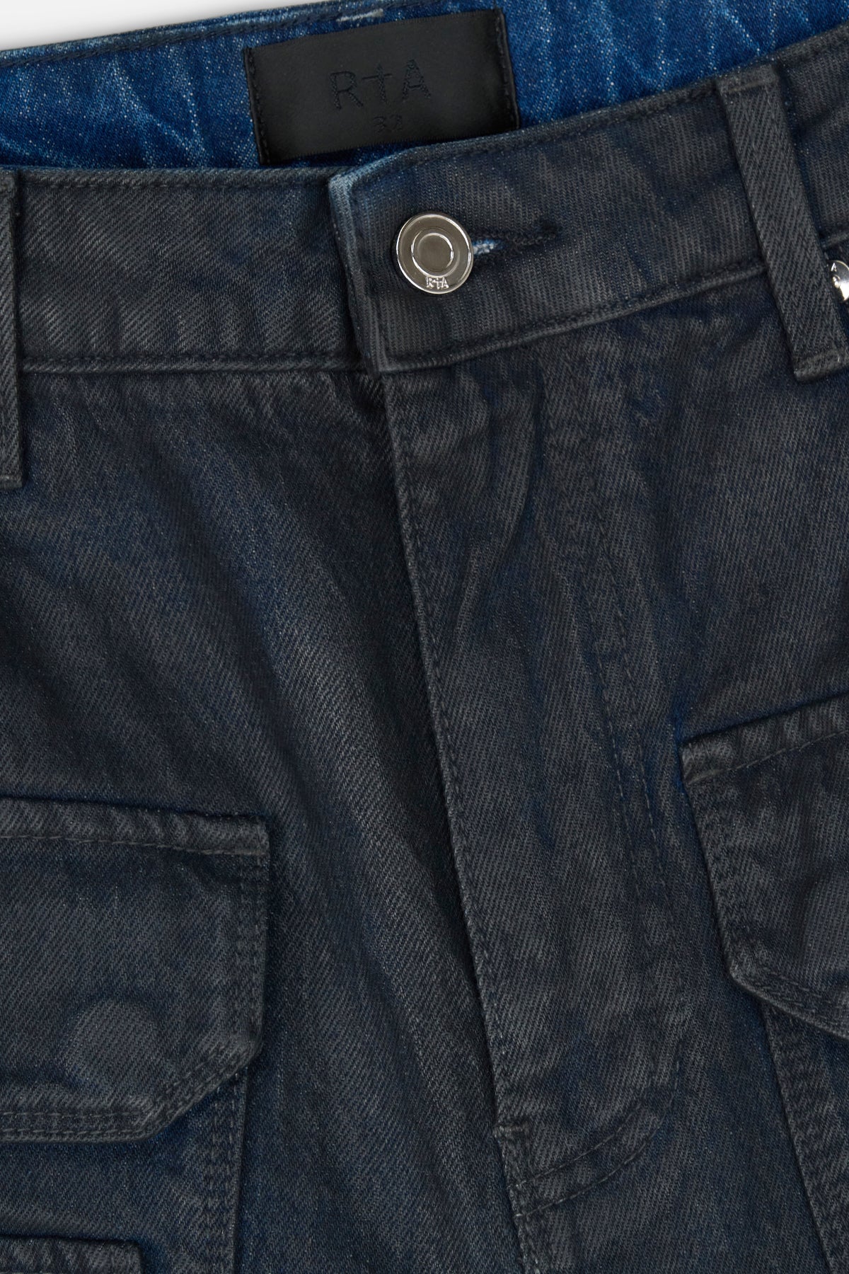 ROMAN CARGO JEAN | DARK BLUE WAXED