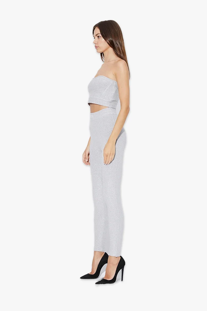 SIBILLE LEGGING | GREY LUREX