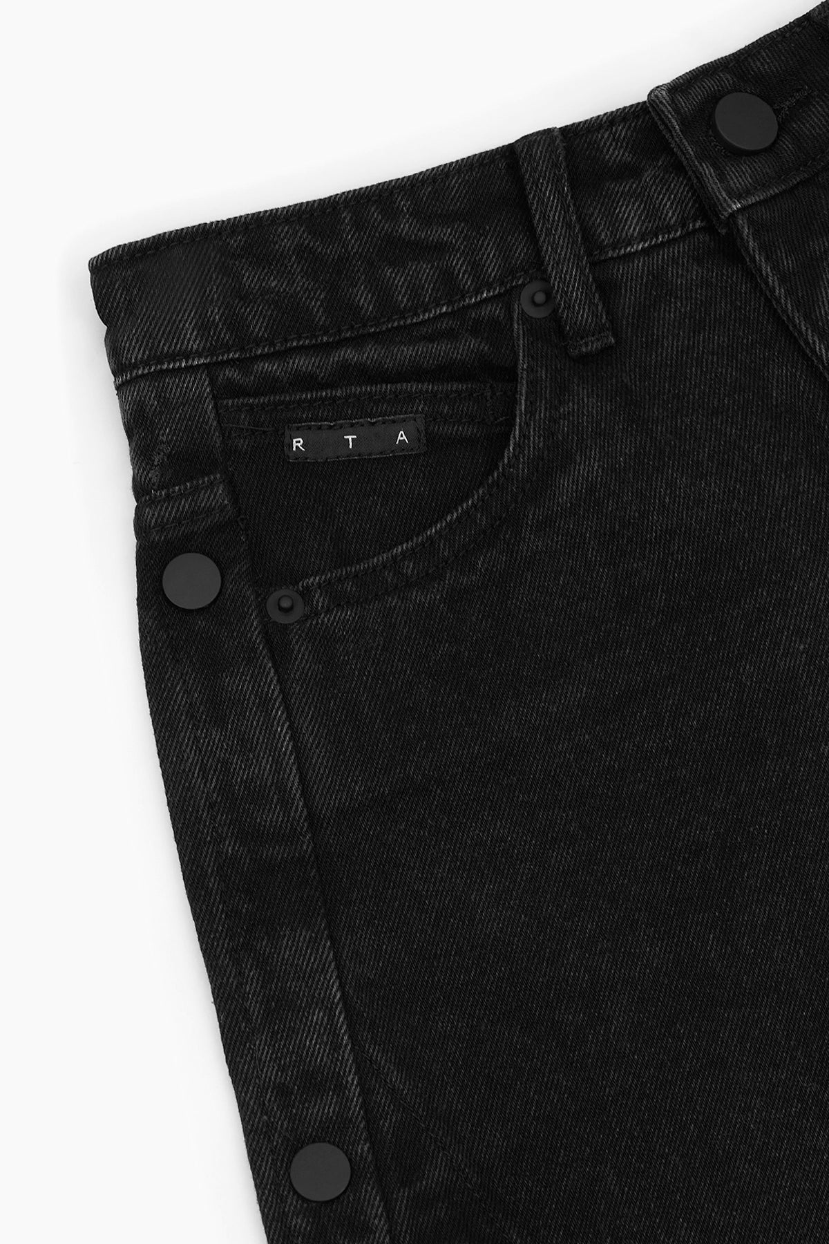 SIDE CUTOUT WIDE LEG JEAN | BLACK 4 SIDE CUTOUT WIDE LEG JEAN | BLACK