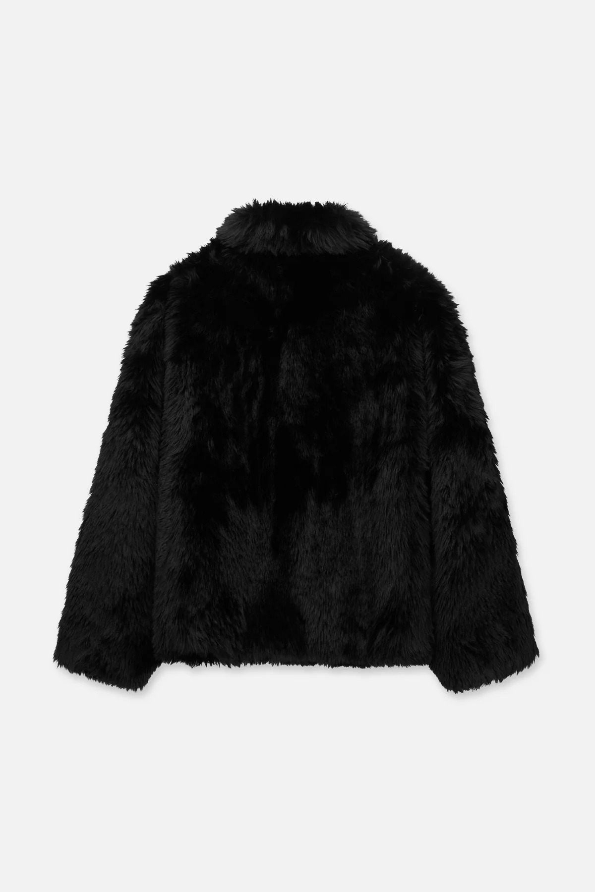 THIAGO FAUX FUR JACKET | BLACK
