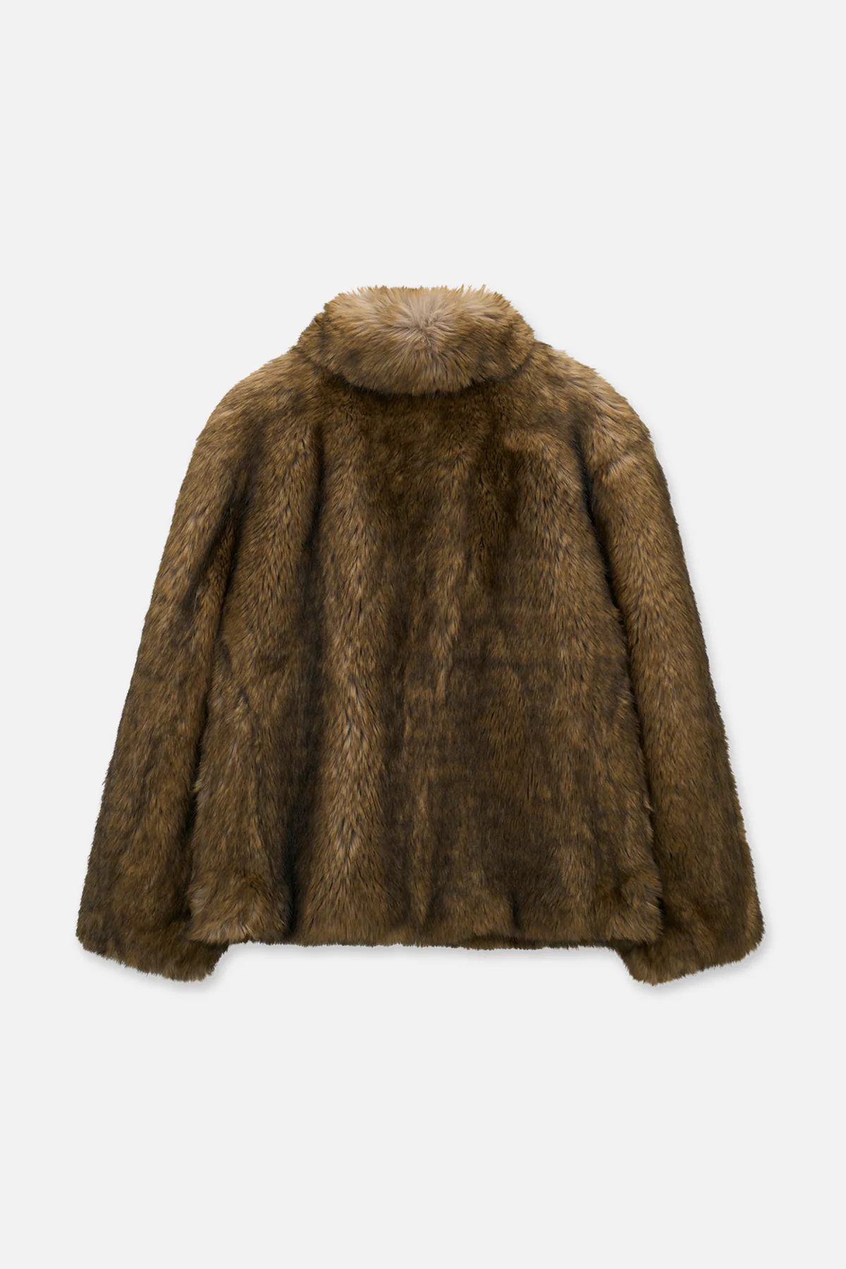 THIAGO FAUX FUR JACKET | BUFFALO BROWN