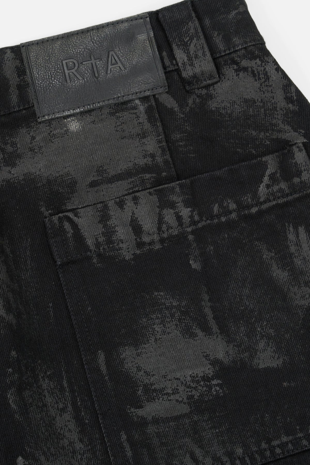 WYLIE CARGO JEAN | BLACK WAX COATED DDG