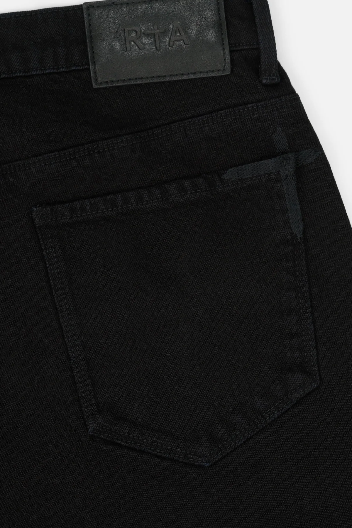 ZED STRAIGHT LEG JEAN | BLACK CROSS PANELS