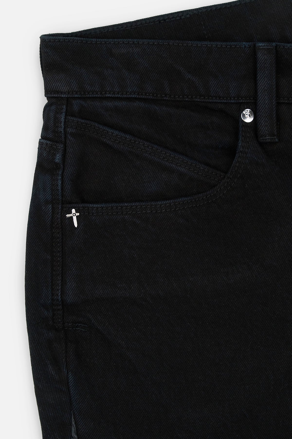 ZED STRAIGHT LEG JEAN | BLACK SNAKE PANELS