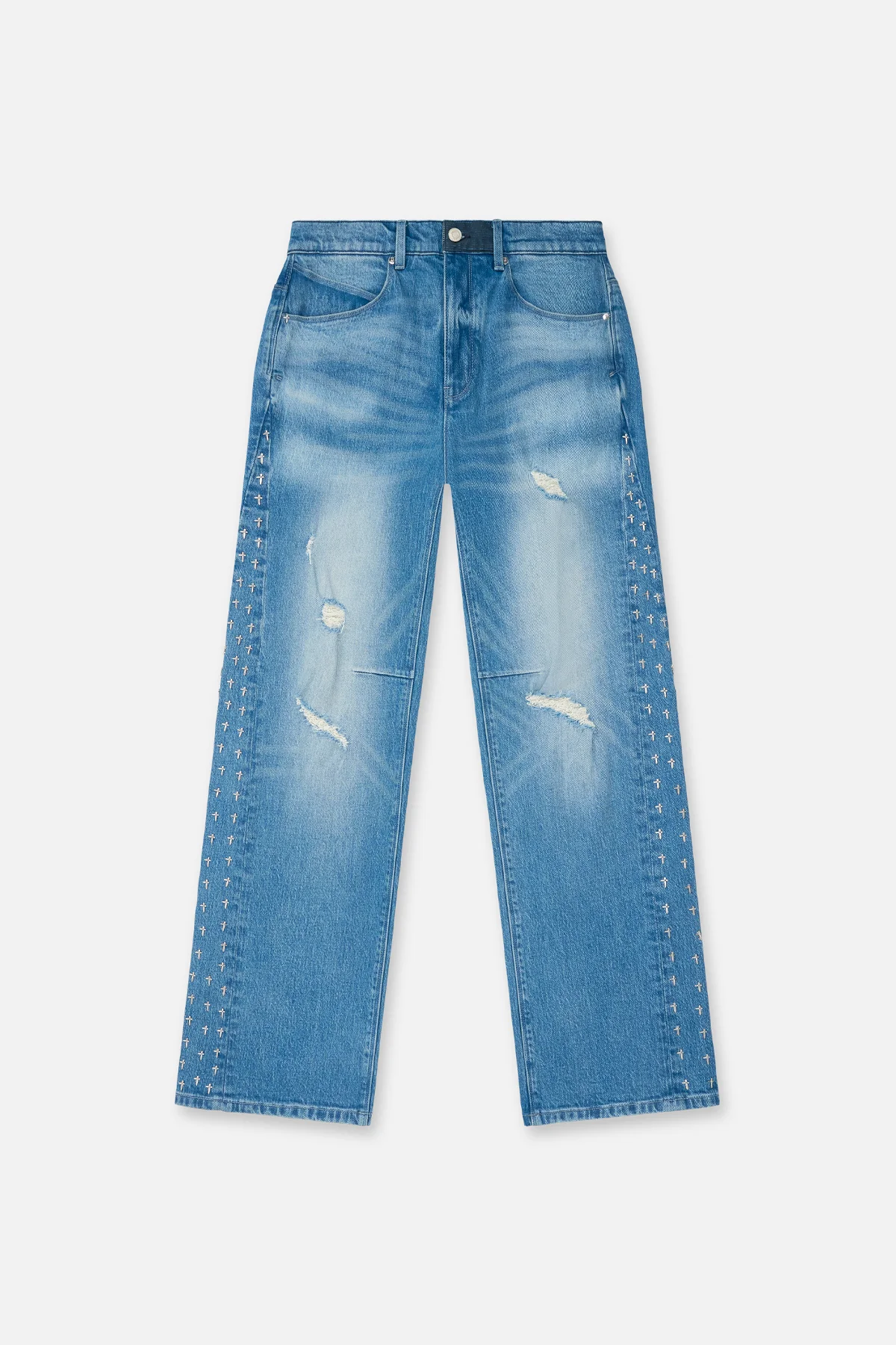 ZED STRAIGHT LEG JEAN | BLUE CROSS PANELS